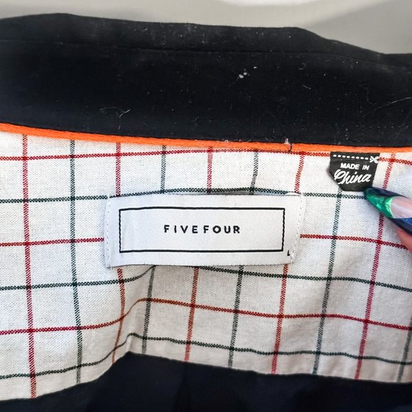 Sleek black men's button down NWOT - Picture 5 of 5